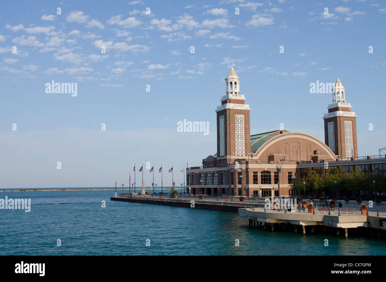 Illinois, Chicago, Navy Pier. Stockfoto