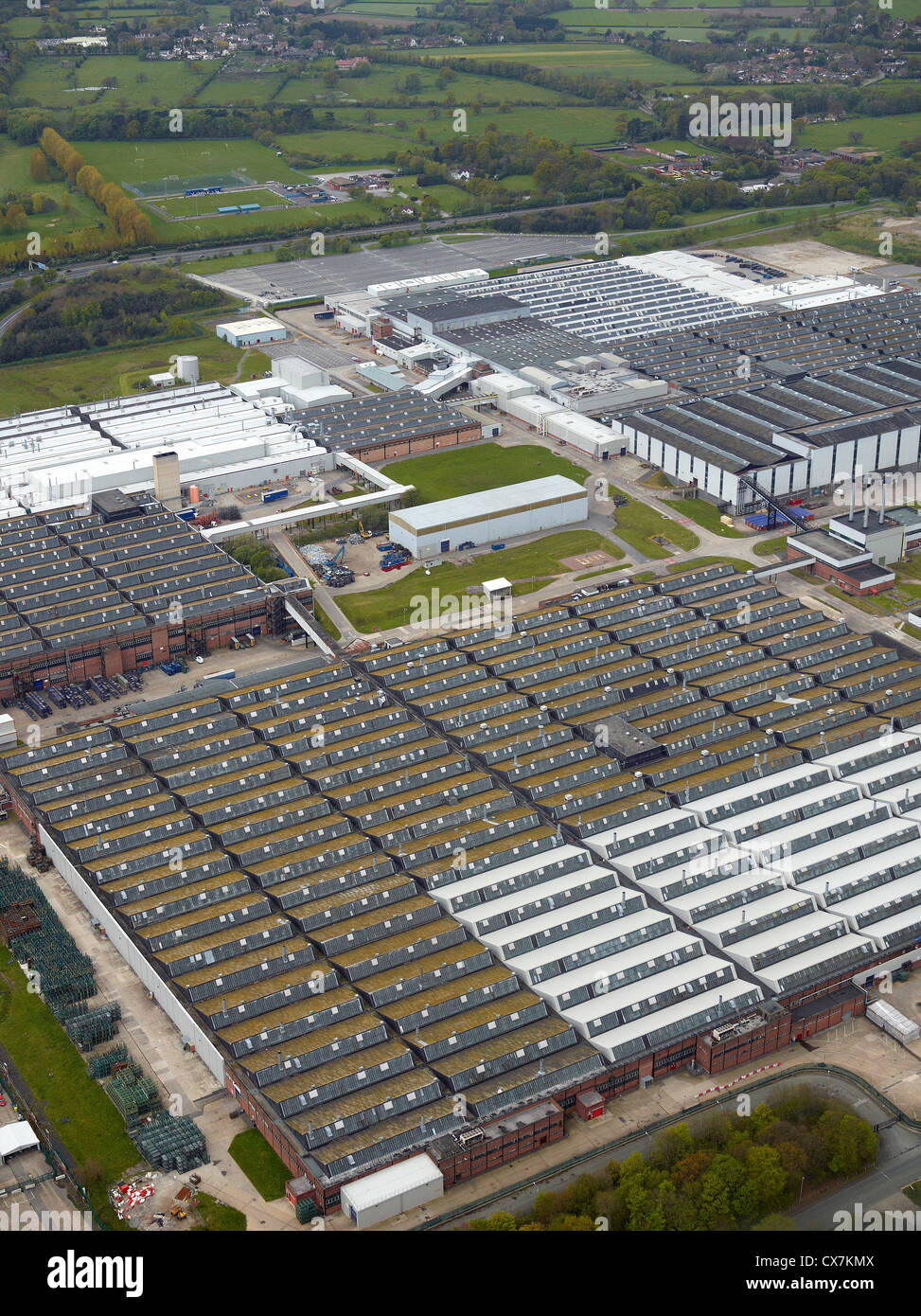 Vauxhall Motors Fabrik, Ellesmere Port, North West England UK Stockfoto