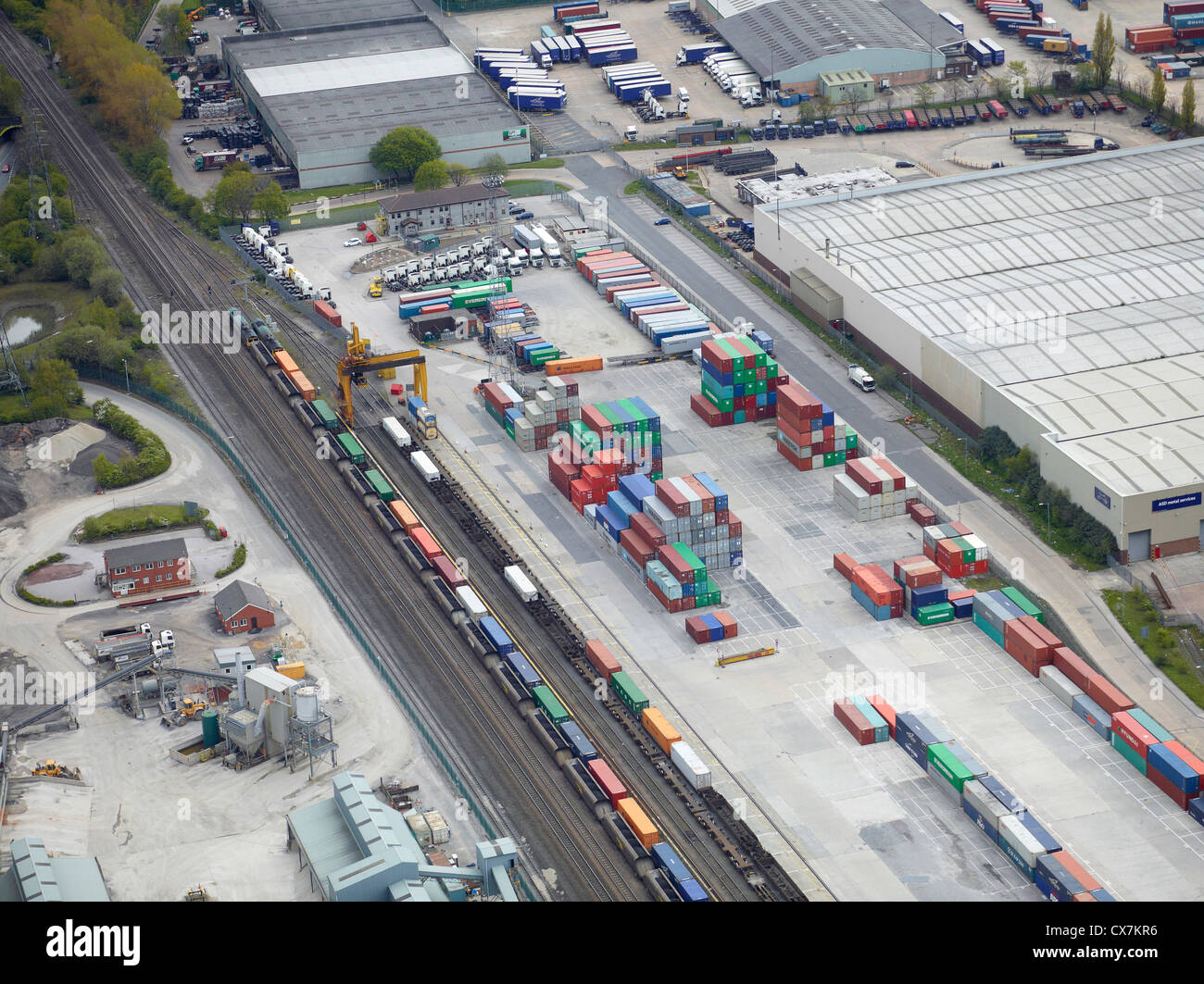 Freightliner Terminal, Leeds, West Yorkshire, Nordengland Stockfoto