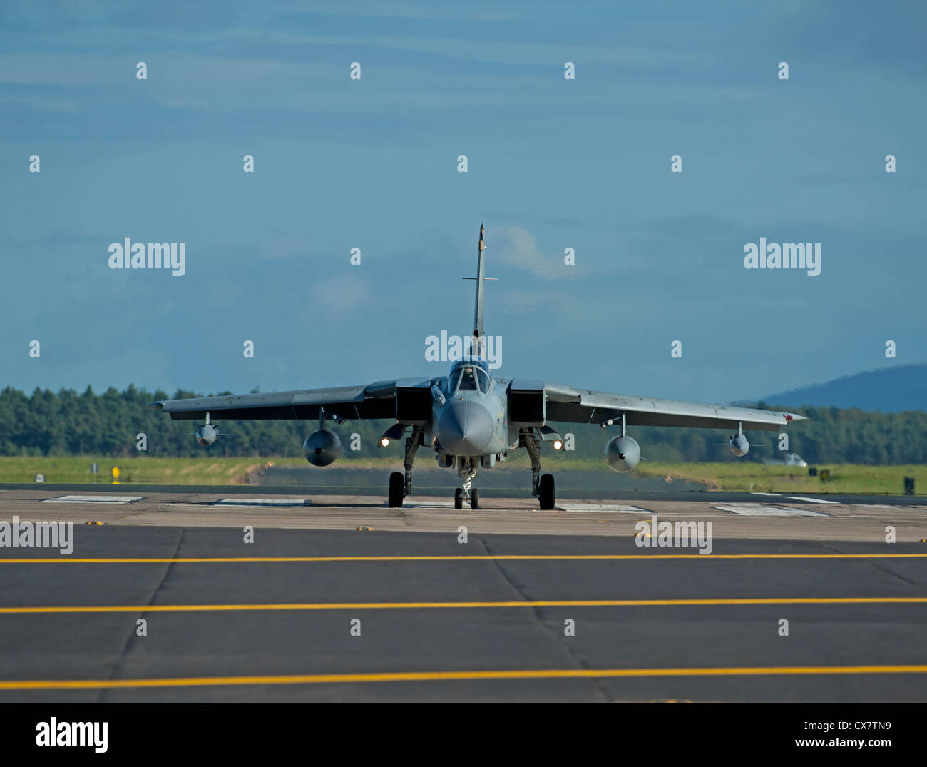 Panavia GR4 Tornados an RAF Lossiemouth, Moray. Grampian Region Schottlands. Stockfoto