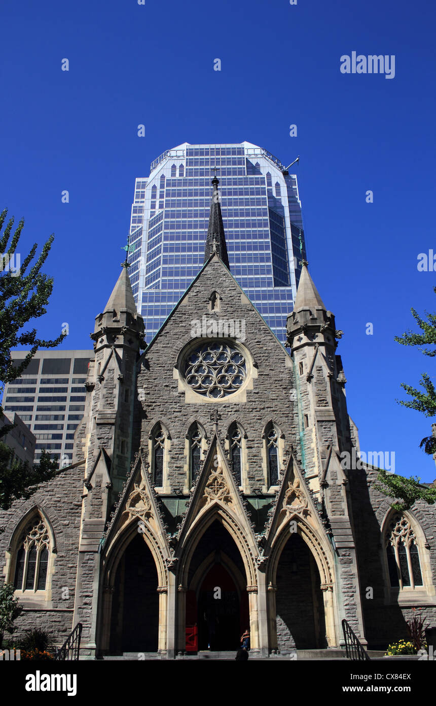 Kanada, Quebec, Montreal, Christuskirche, anglikanische Kathedrale Stockfoto