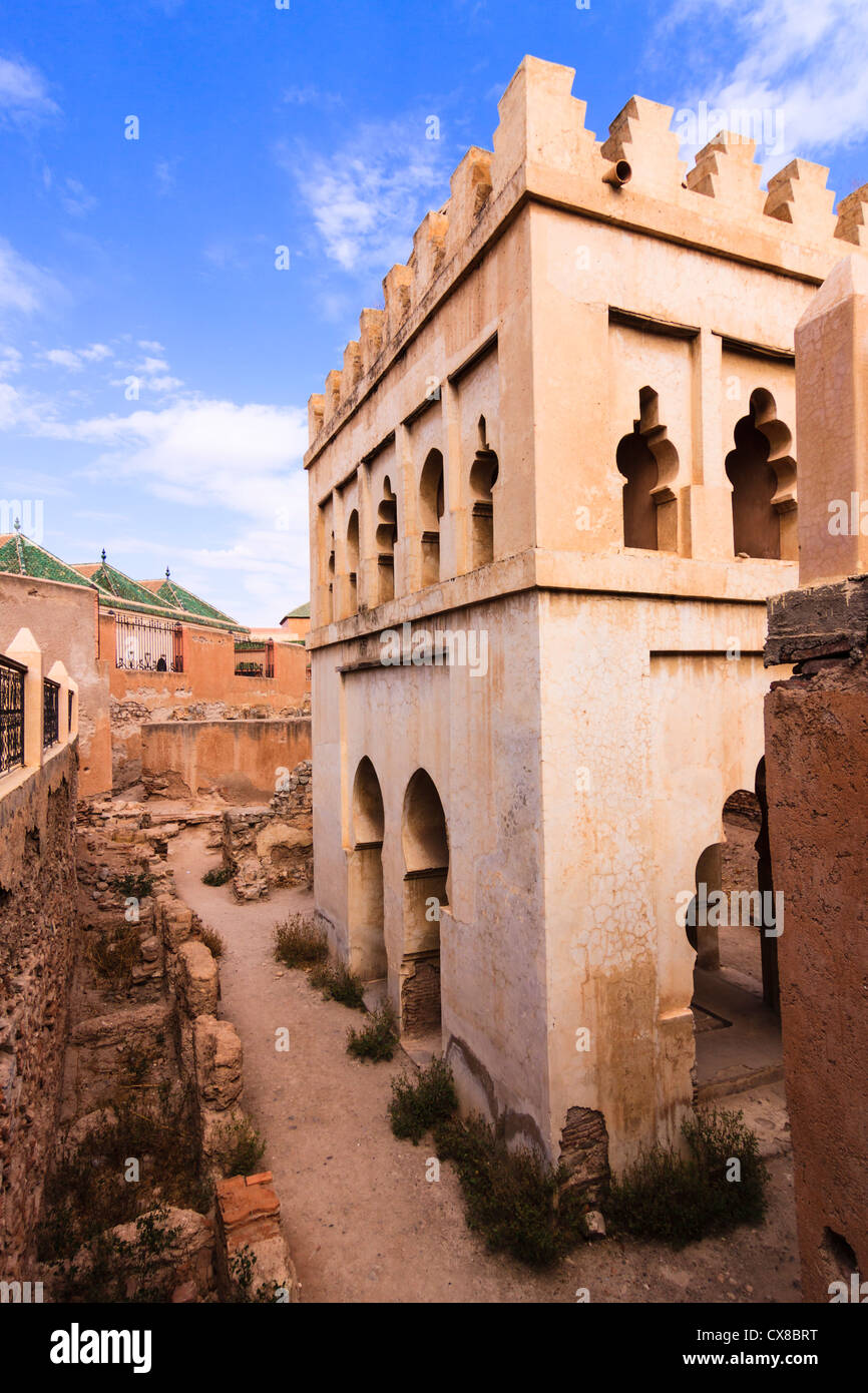 Koubba des el Barudiyin ist die einzige der Almoraviden Architektur in Marrakesch, Marokko. Stockfoto