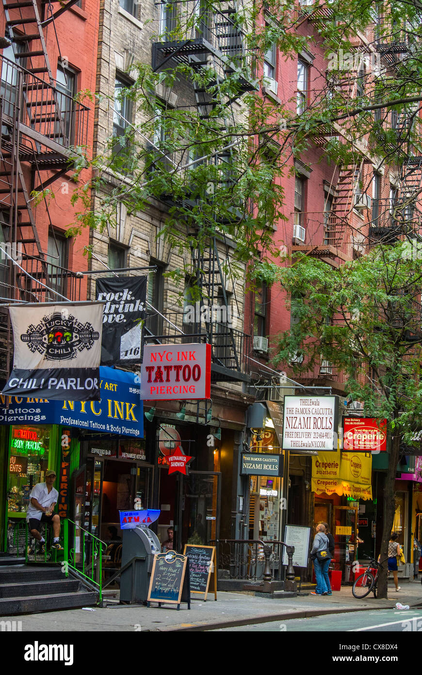 New York, NY, USA, West Village, Einkaufen, Straßenszenen, Geschäfte auf MacDougal St., Manhattan, Stockfoto