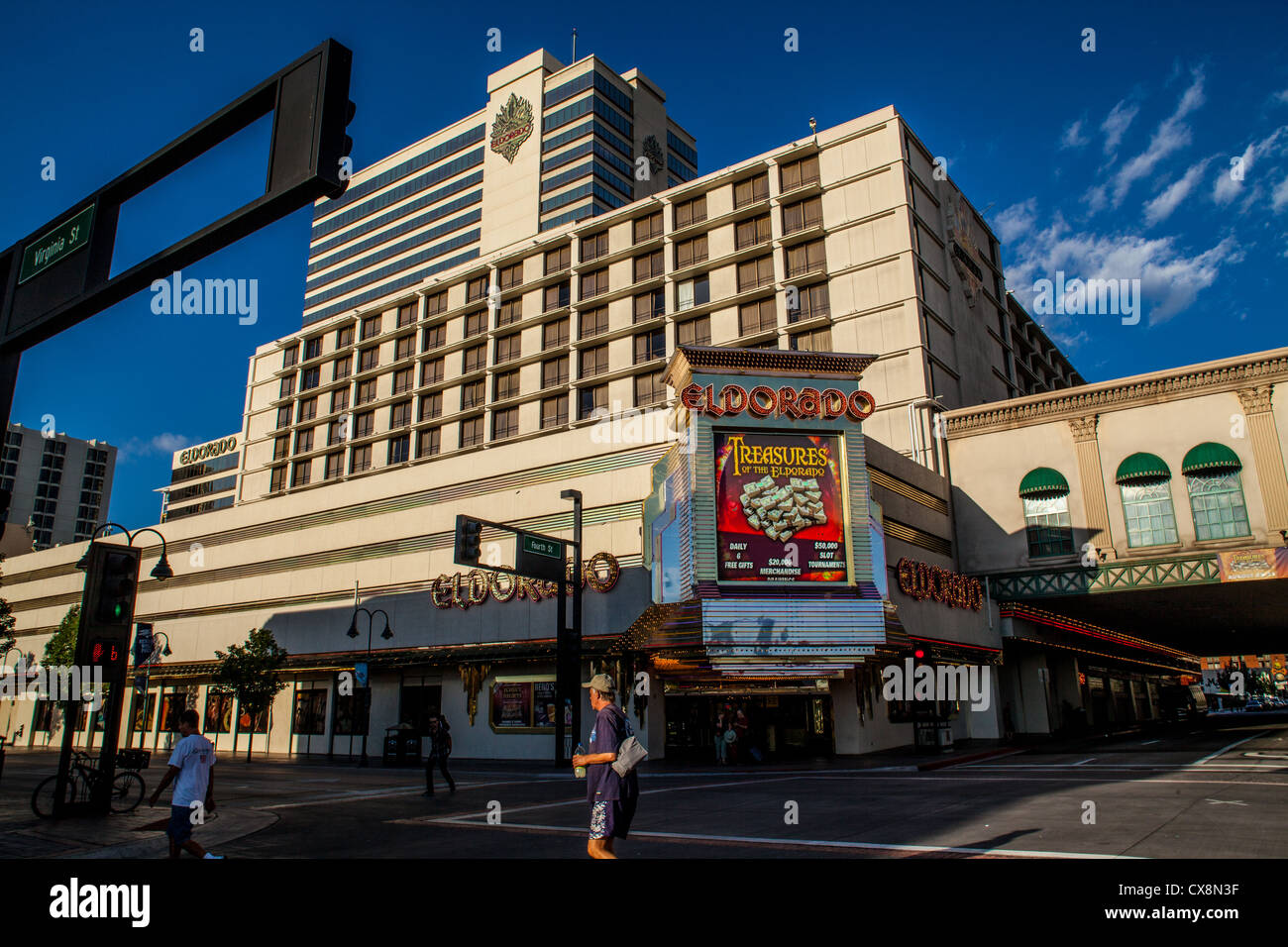 Das El Dorado Hotel and Casino in Reno Nevada Stockfoto