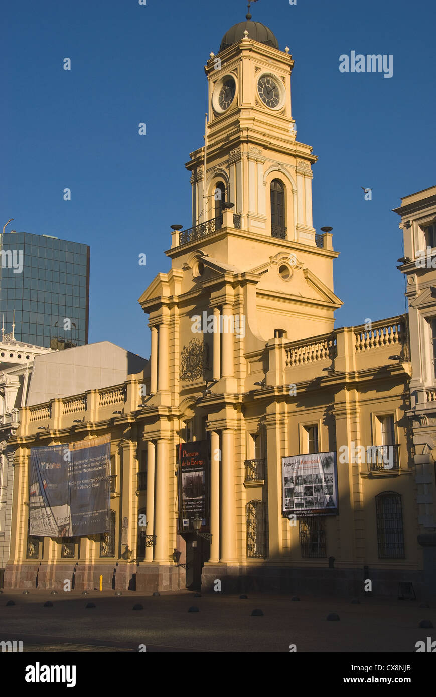 Elk198-1033v Chile, Santiago, Plaza de Armas, Museo nationale Historico, National Historical Museum Stockfoto