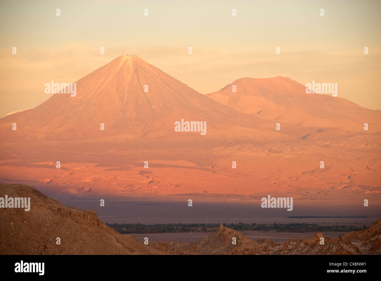 Elk198-2117 Chile, San Pedro Atacama, Valle De La Luna, Tal des Mondes Stockfoto