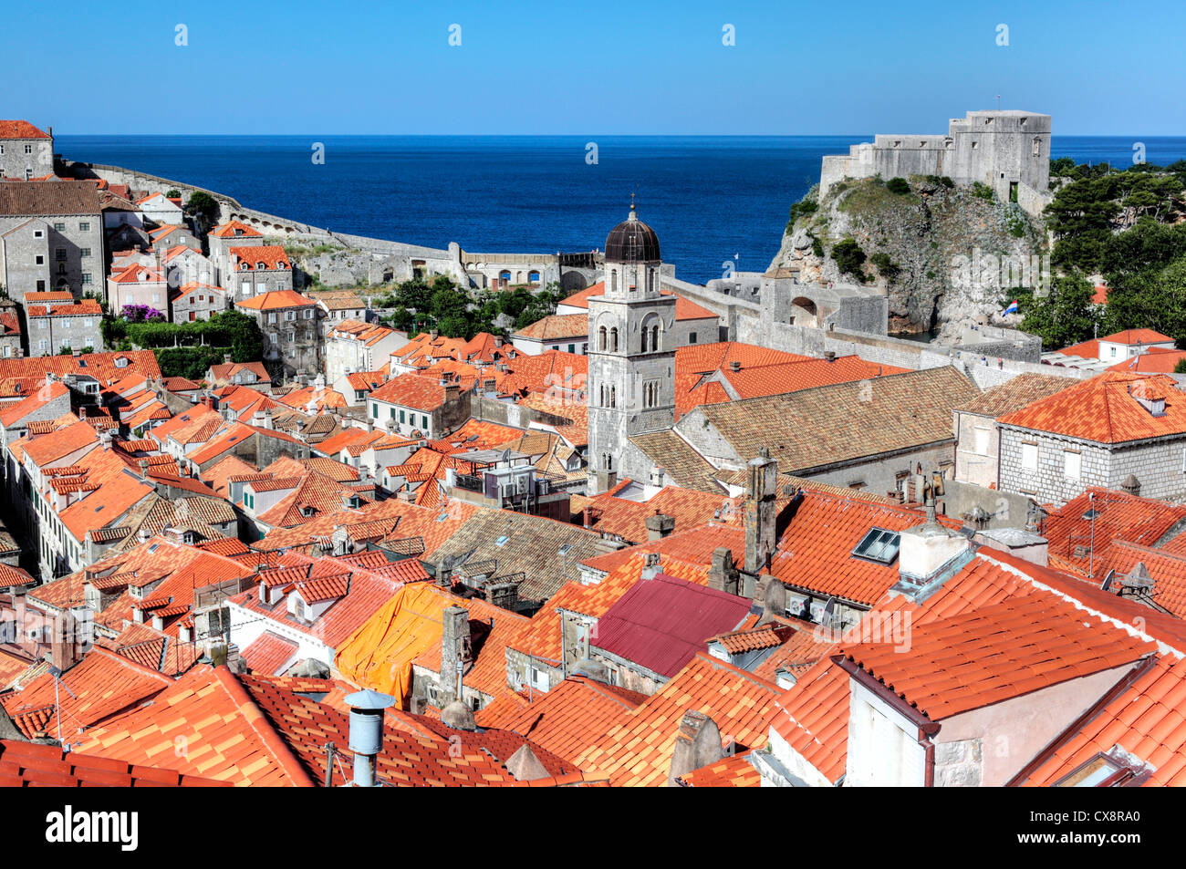 Dubrovnik, Dalmatien, Kroatien Stockfoto