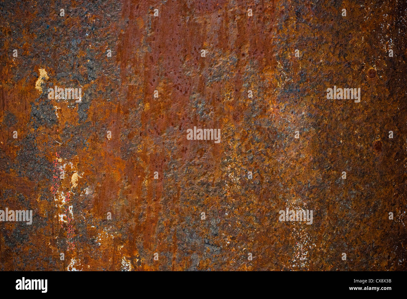 Rostiges Metall Textur Stockfoto
