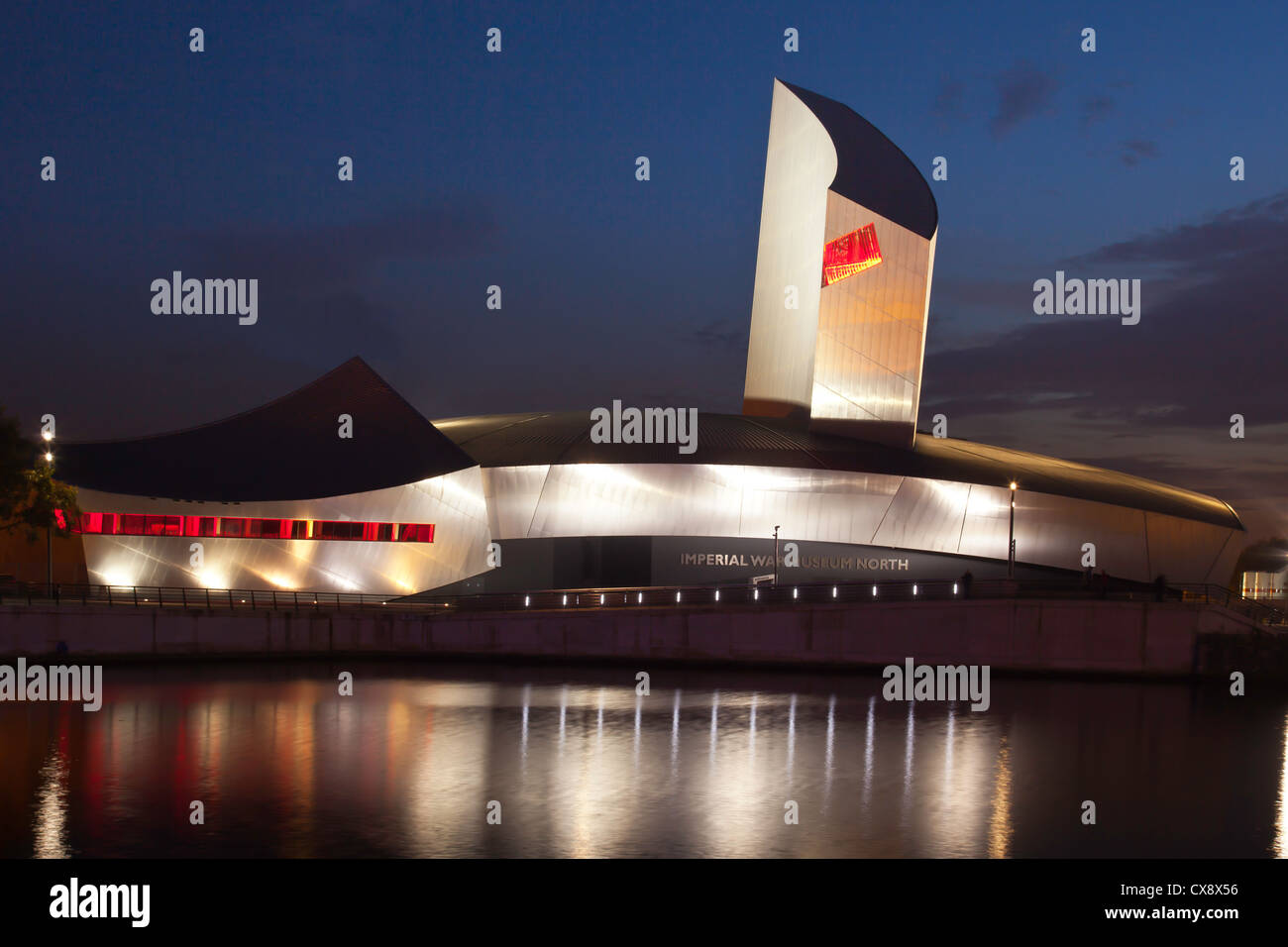 Imperial War Museum North Salford Quays Manchester Stockfoto