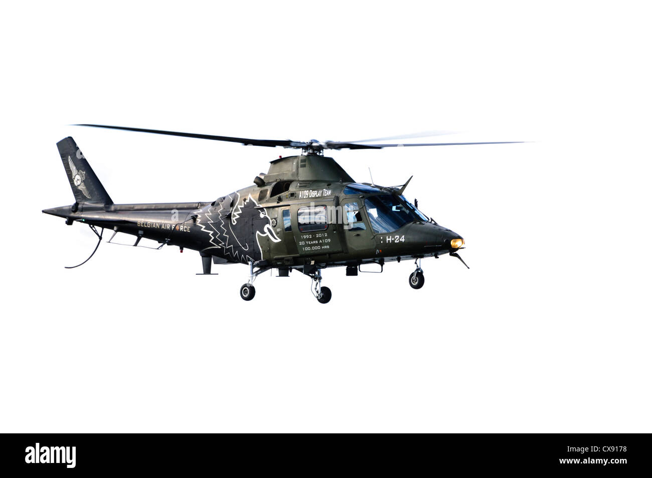 Belgische Luftwaffe Agusta A109 Hubschrauber Stockfoto
