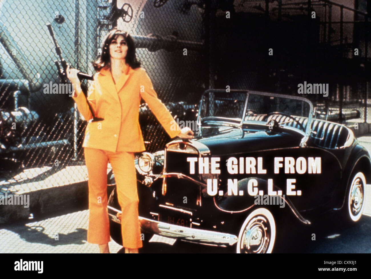 THE GIRL FROM U.N.C.L.E (TV) DAS MÄDCHEN VOM ONKEL (ALT) LEO G CARROLL RANDY KIRBY STEFANIE POWERS NOEL HARRISON GFU 001 Stockfoto