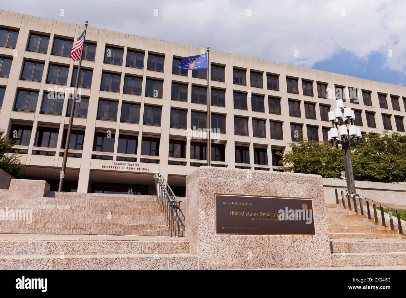 U.S. Department of Labor Sitz - Washington, DC USA Stockfoto