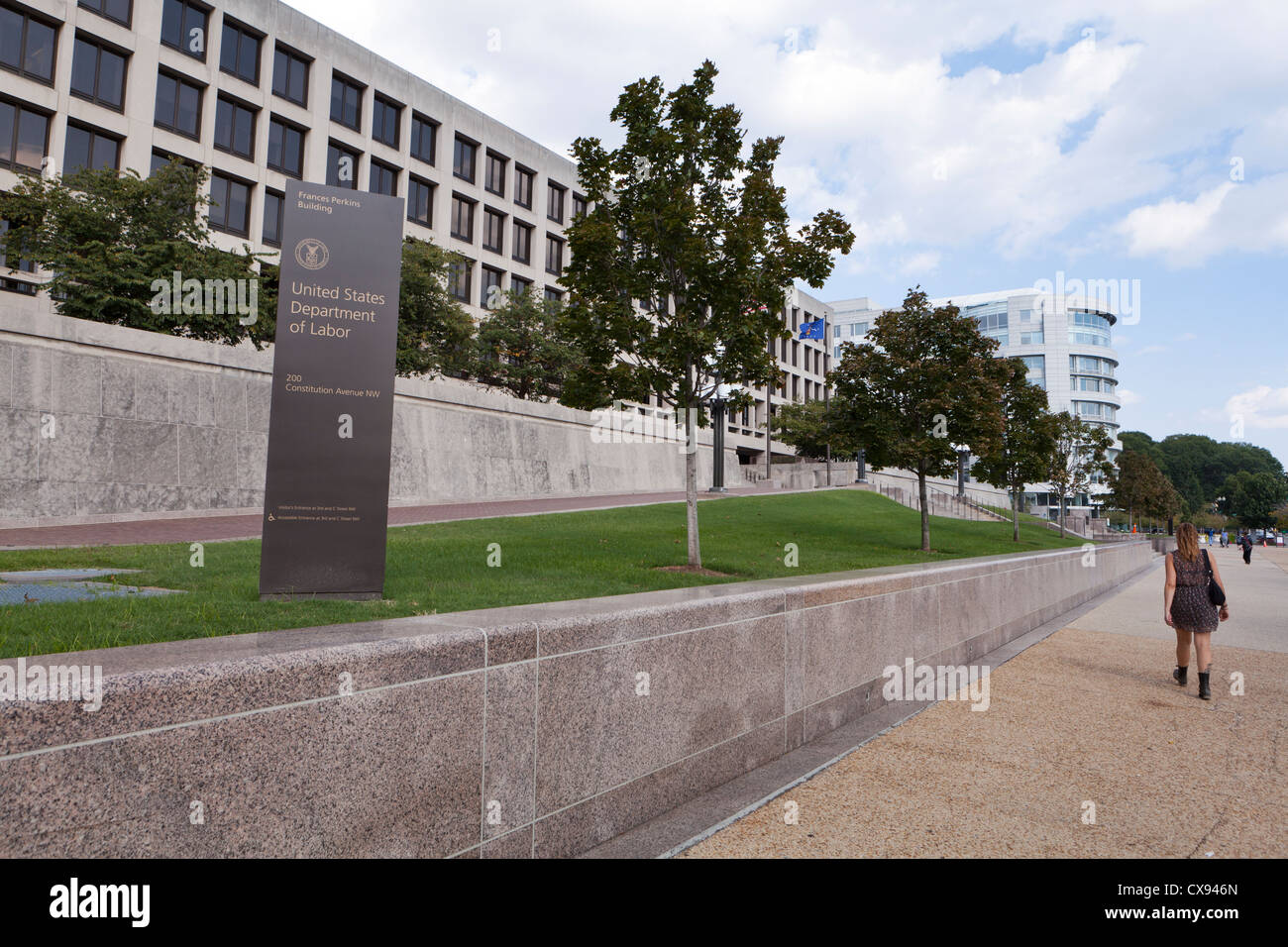 U.S. Department of Labor Sitz - Washington, DC USA Stockfoto