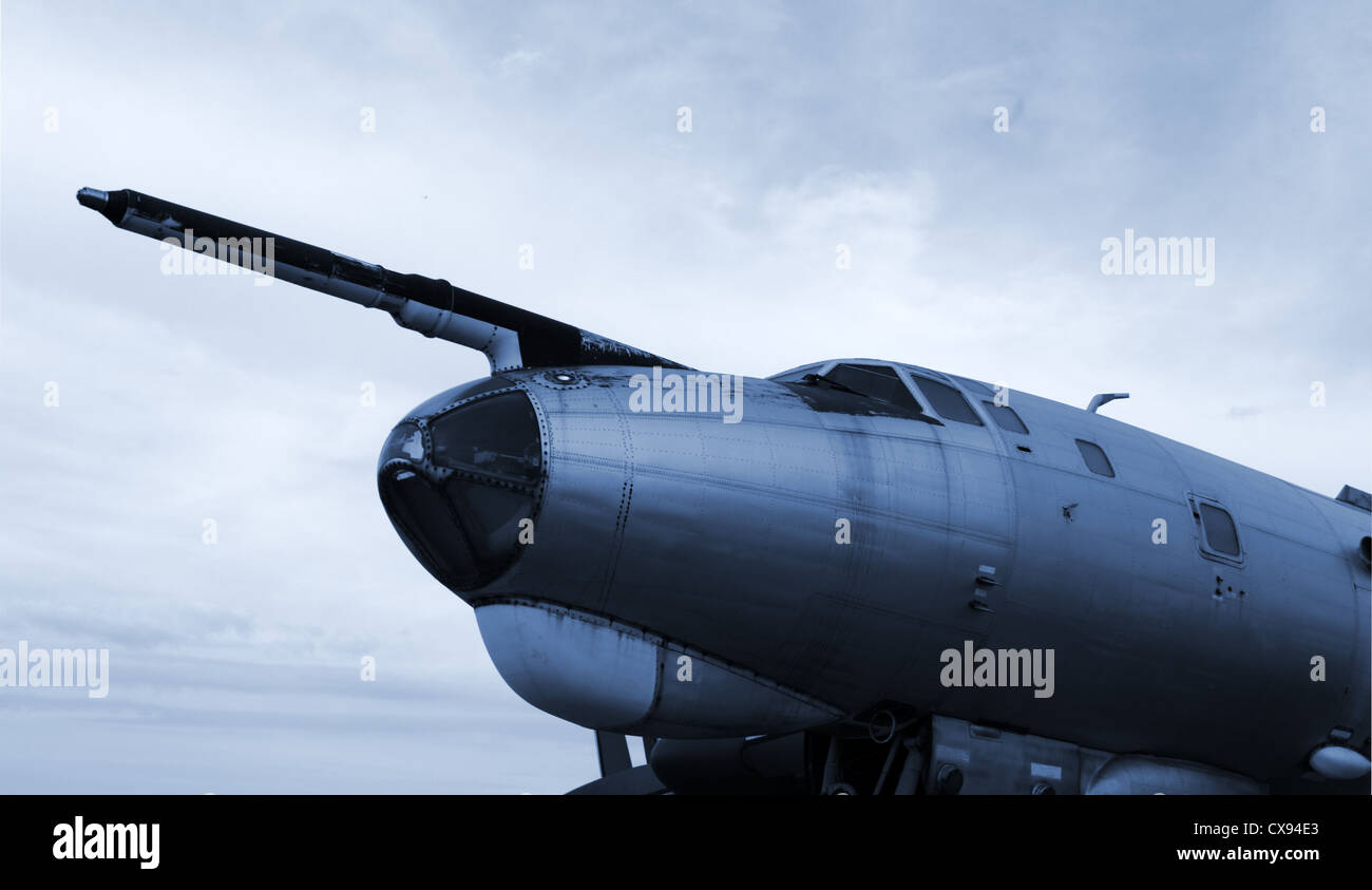 TU-95. Sowjetischen strategischen bomber Stockfoto