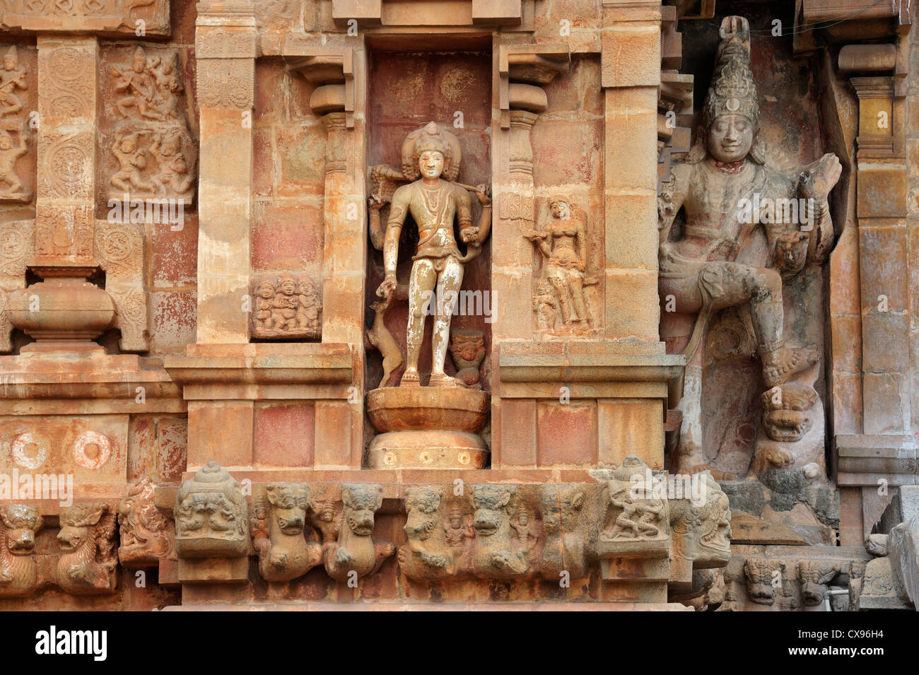 Große Tempel, Thanjavur (Indien) Stockfoto