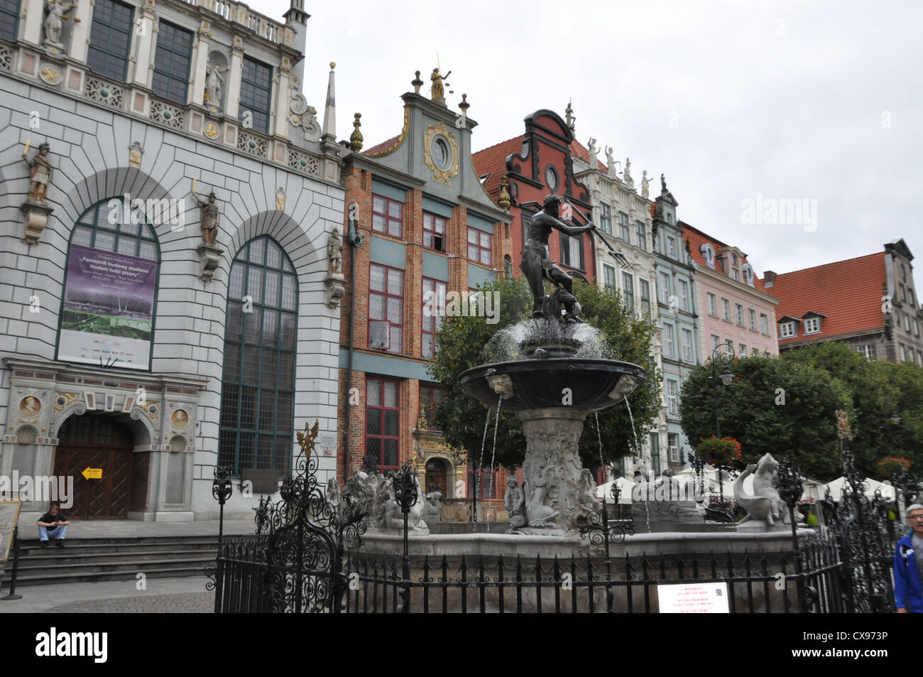 Altstadt in Danzig Stockfoto