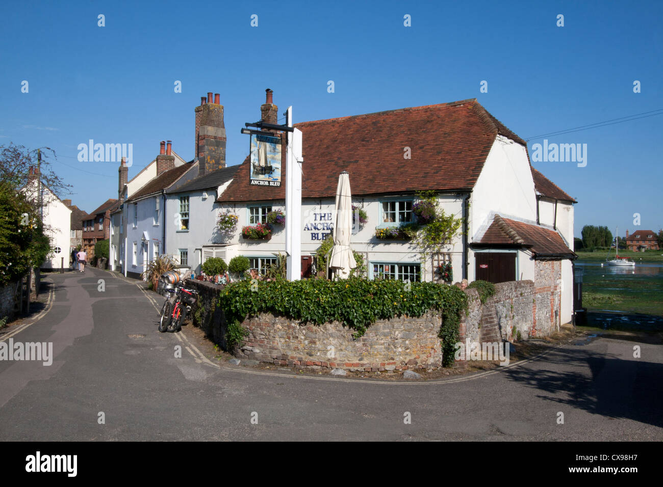 Anker-Bleu Pub, Bosham, West Sussex Stockfoto