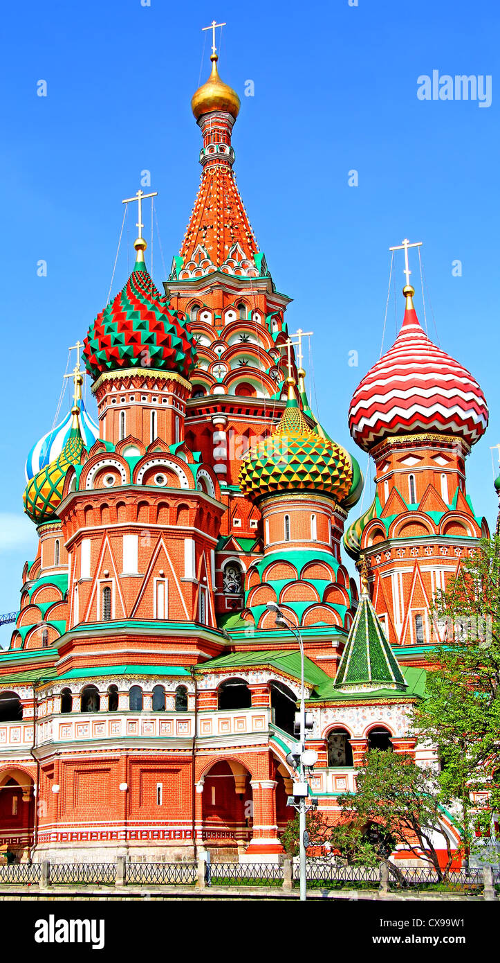 Basilius Kathedrale in Moskau, Russland Stockfoto