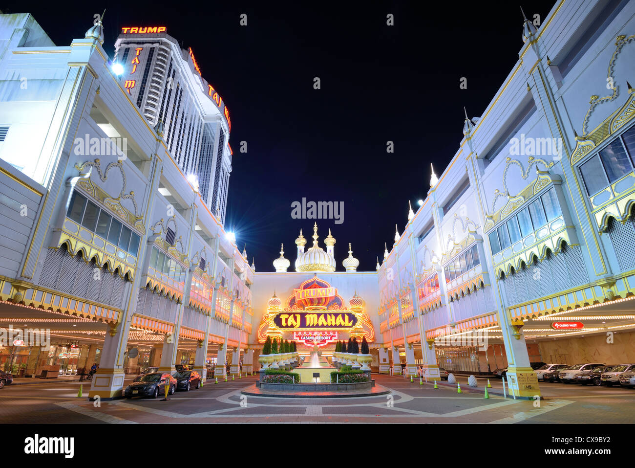 ATLANTIC CITY, NJ - 8. SEPTEMBER: Taj Mahal Casino 8. September 2012 in Atlantic City, New Jersey. Stockfoto