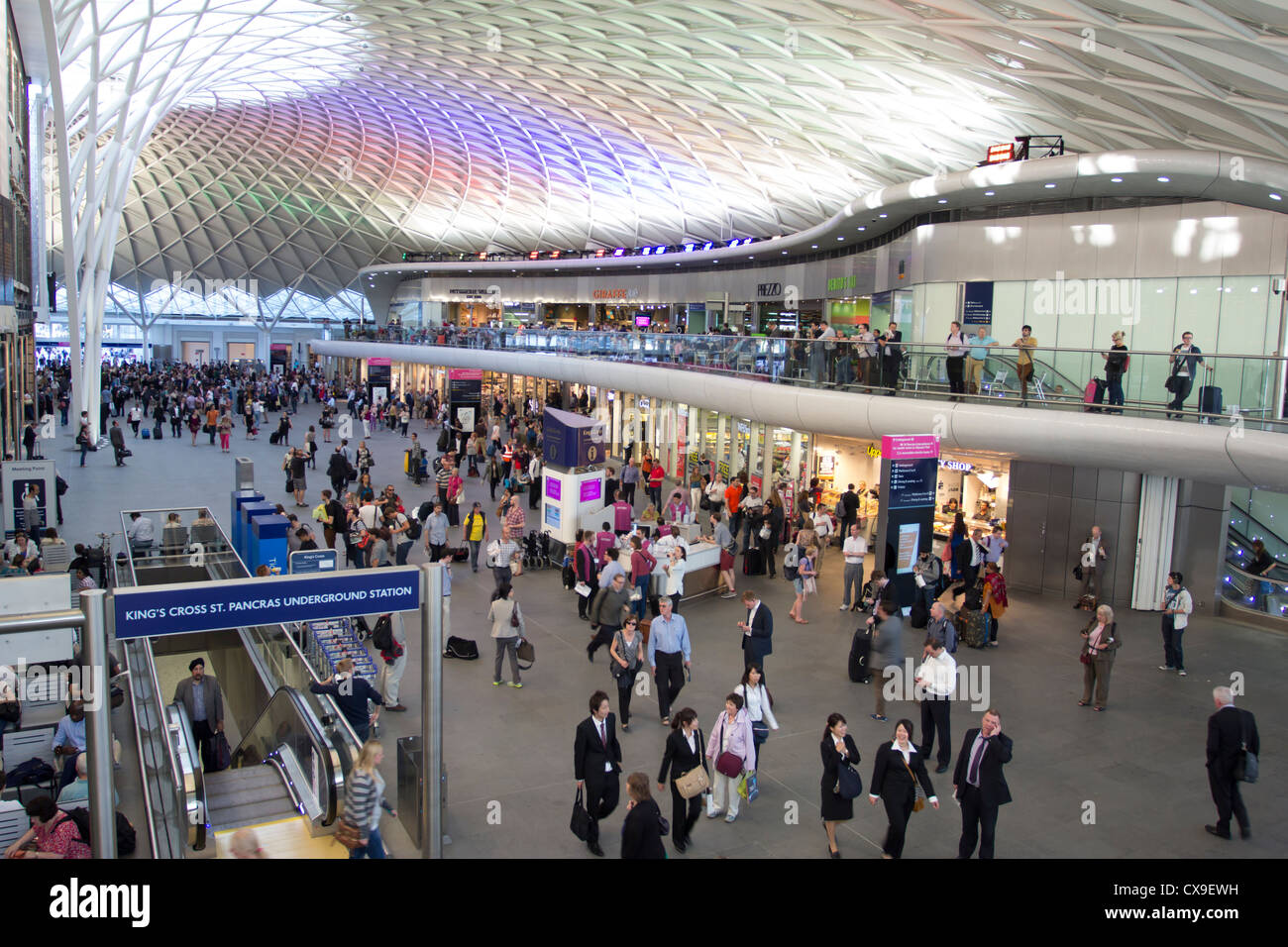 Westlichen Deimos - Kings Cross Station - London Stockfoto