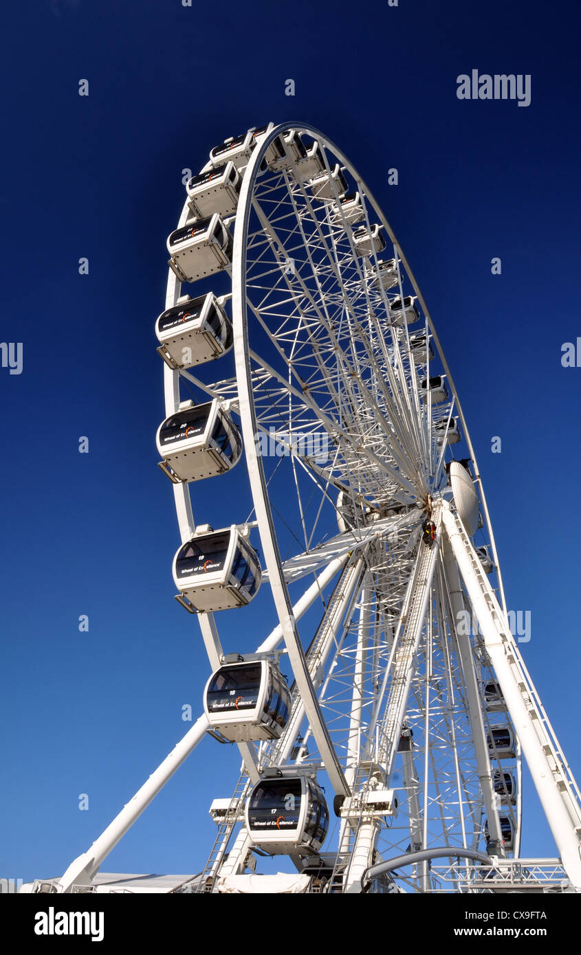 Touristen genießen einen Panoramablick von Brighton und East Sussex vom New Brighton zu nehmen. Stockfoto