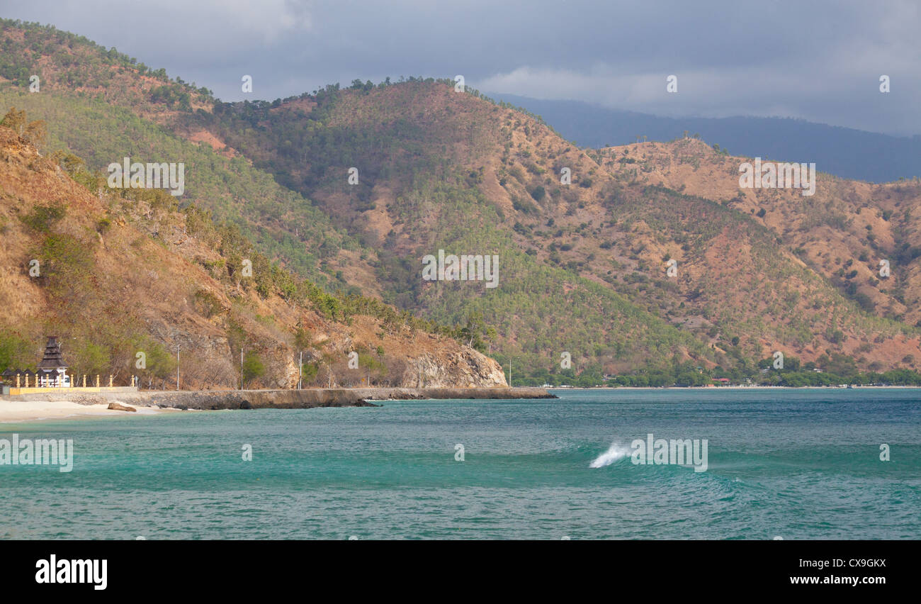 Strand und Küste von Dili, Osttimor Stockfoto
