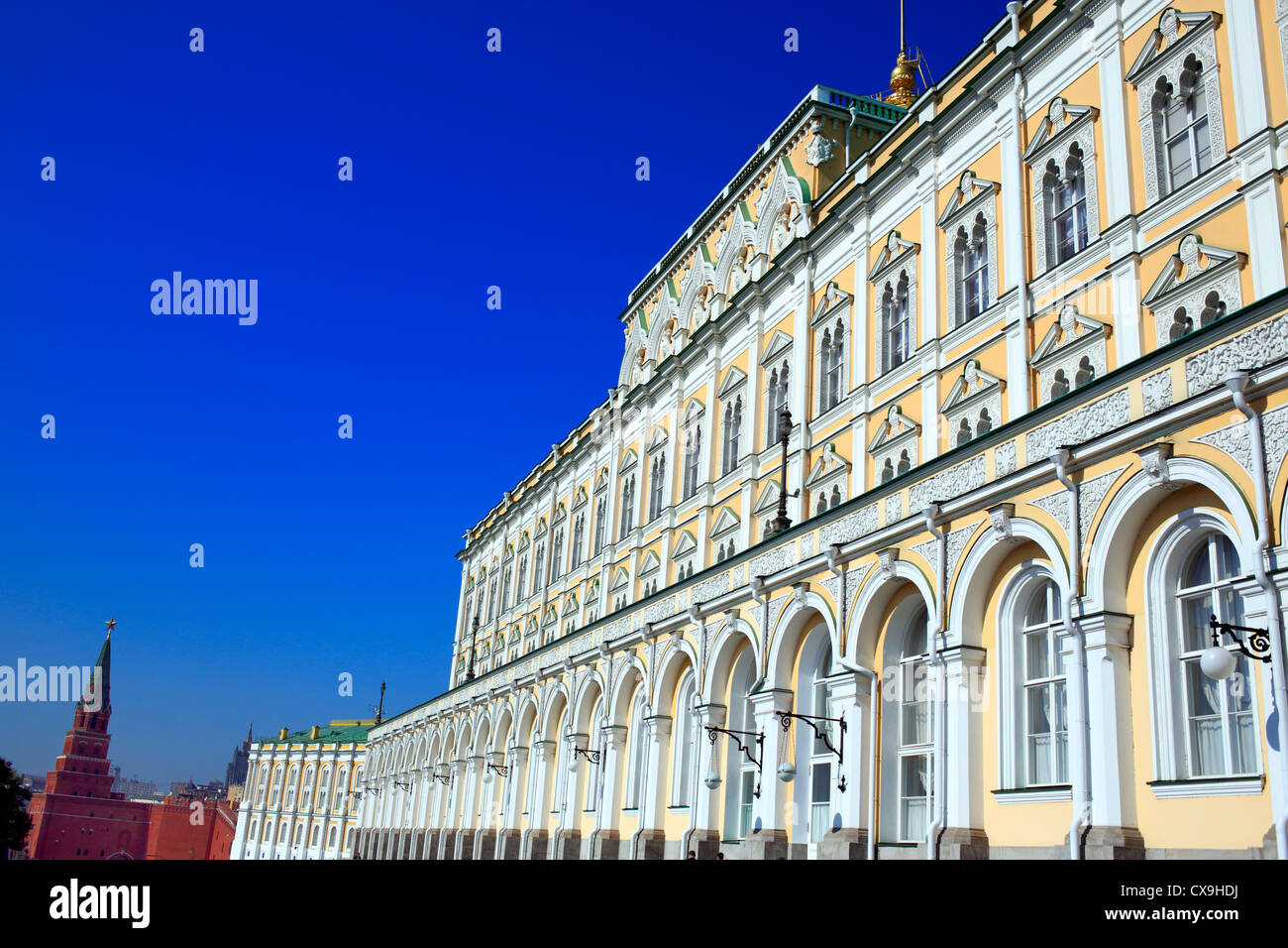 Grosser Kremlpalast (1849), Moskauer Kreml, Moskau, Russland Stockfoto