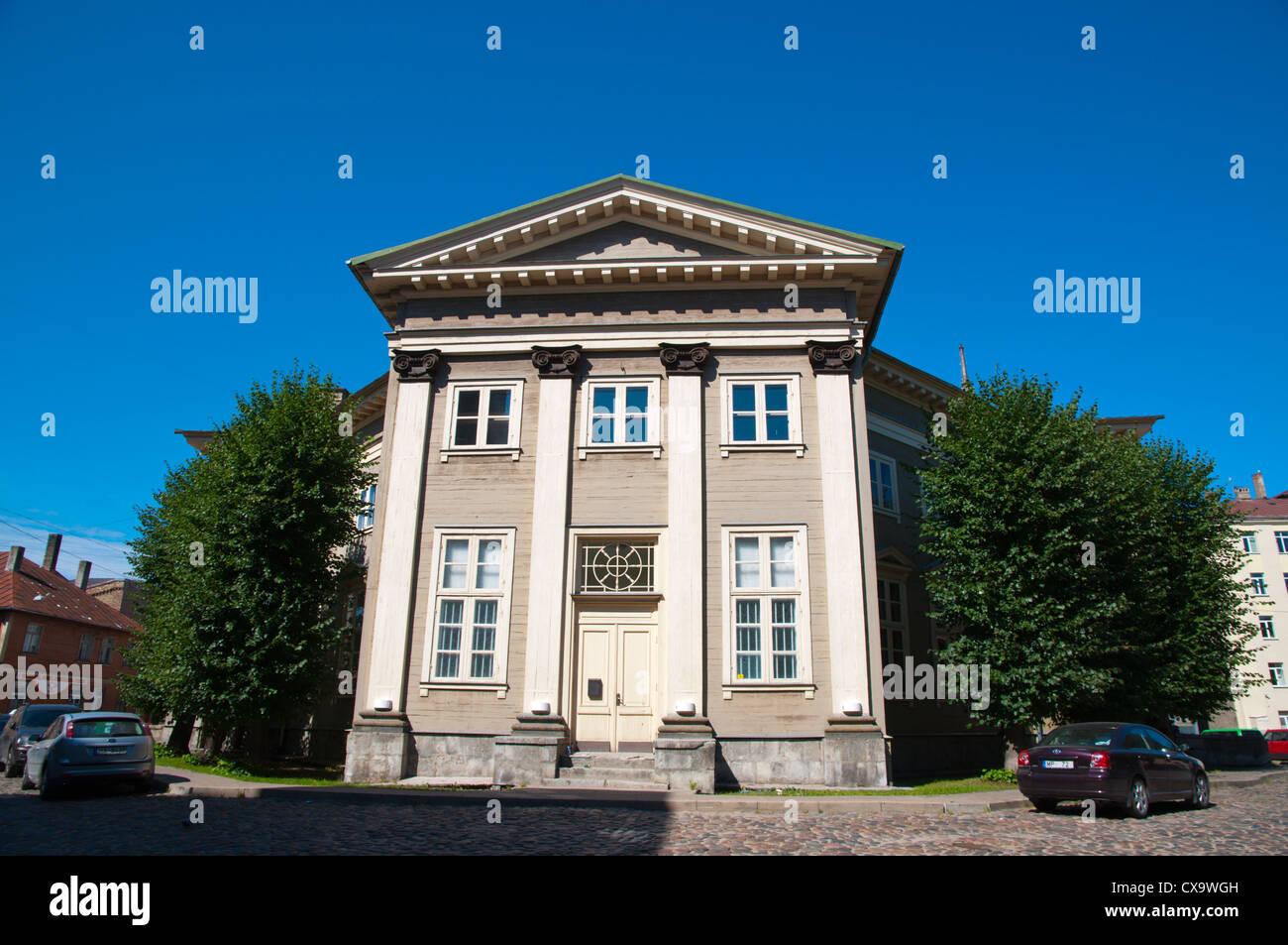 Jesus Kirche lutherischen Kirche Maskavas Forštate Moskauer Vorstadt Riga Lettland Mitteleuropa Stockfoto