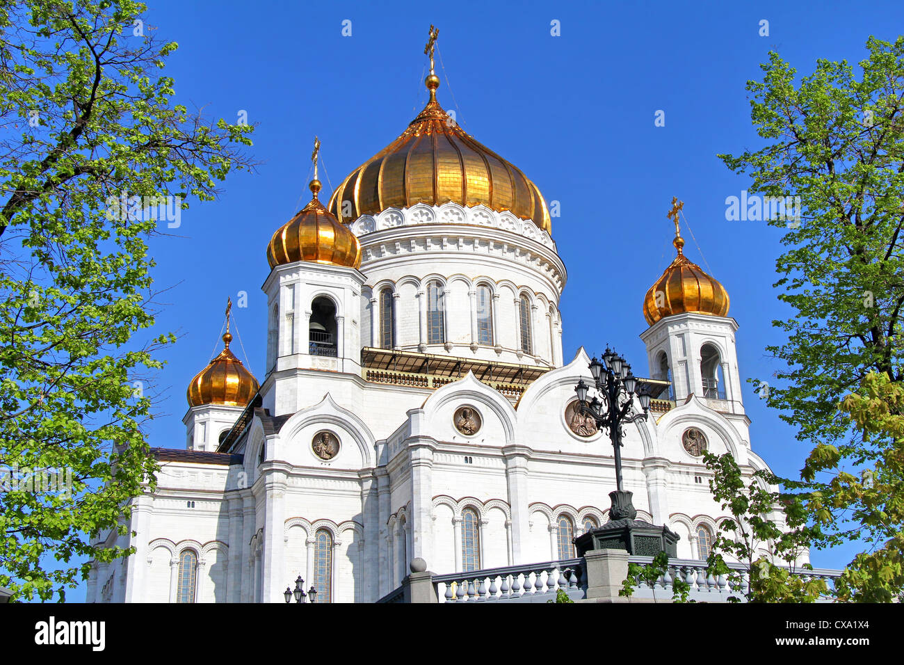 Kathedrale von Christus dem Erlöser in Moskau, Russland Stockfoto