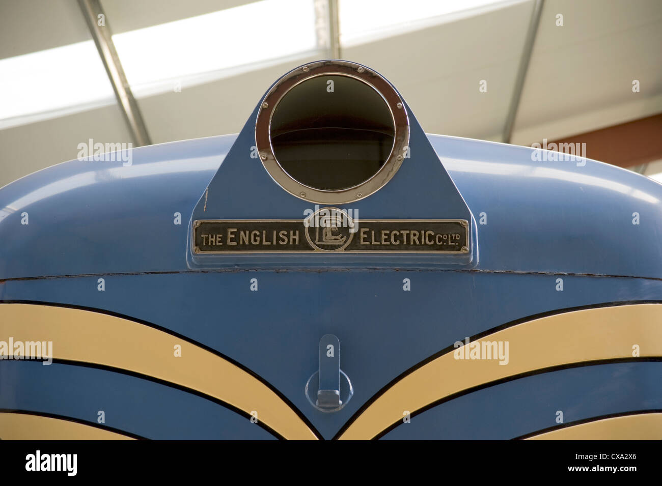 Prototyp "Deltic" Diesellok in Ribble Valley Railway Museum Stockfoto