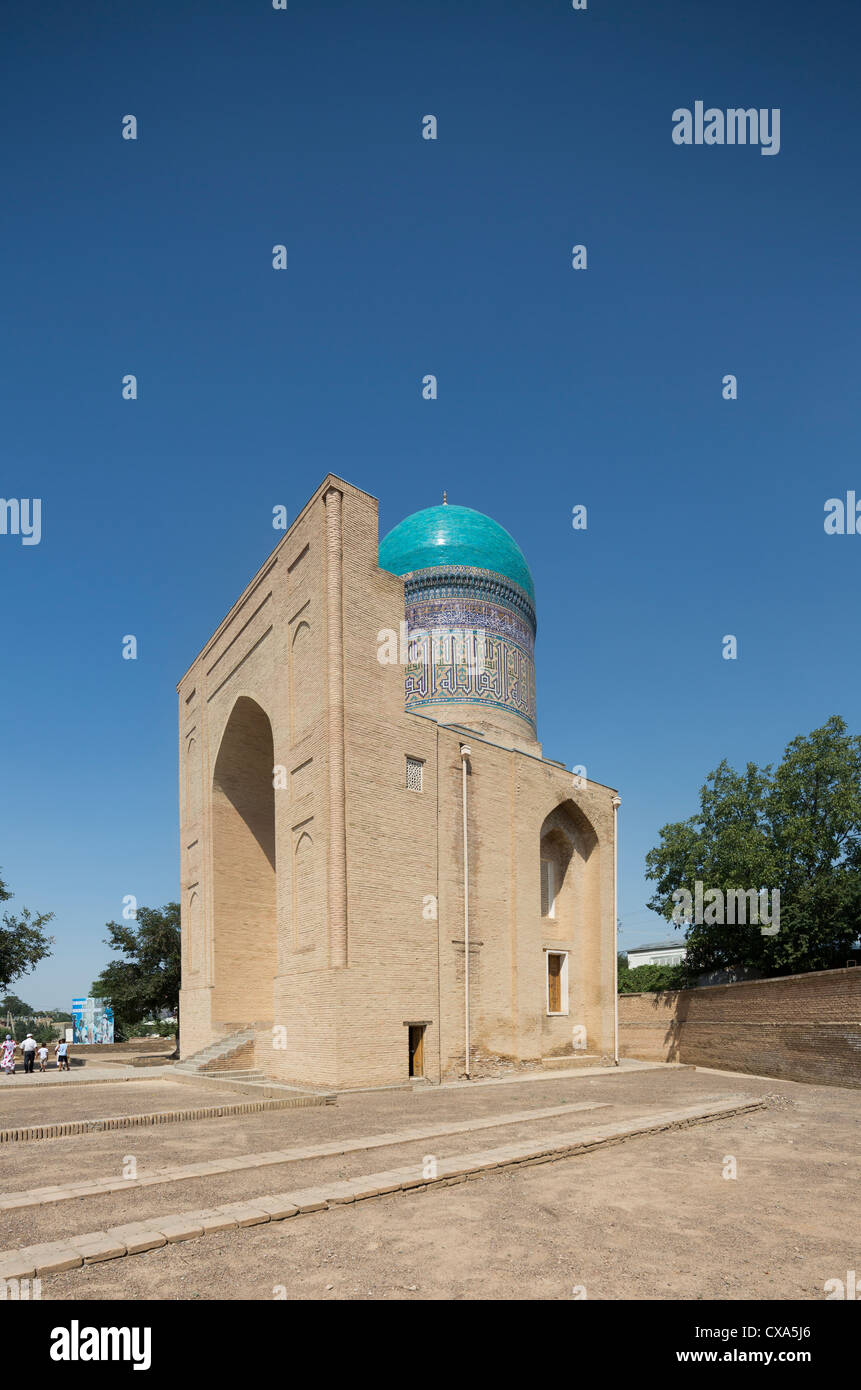 außen, Mausoleum von Bibi Khanum, Samarkand, Usbekistan Stockfoto