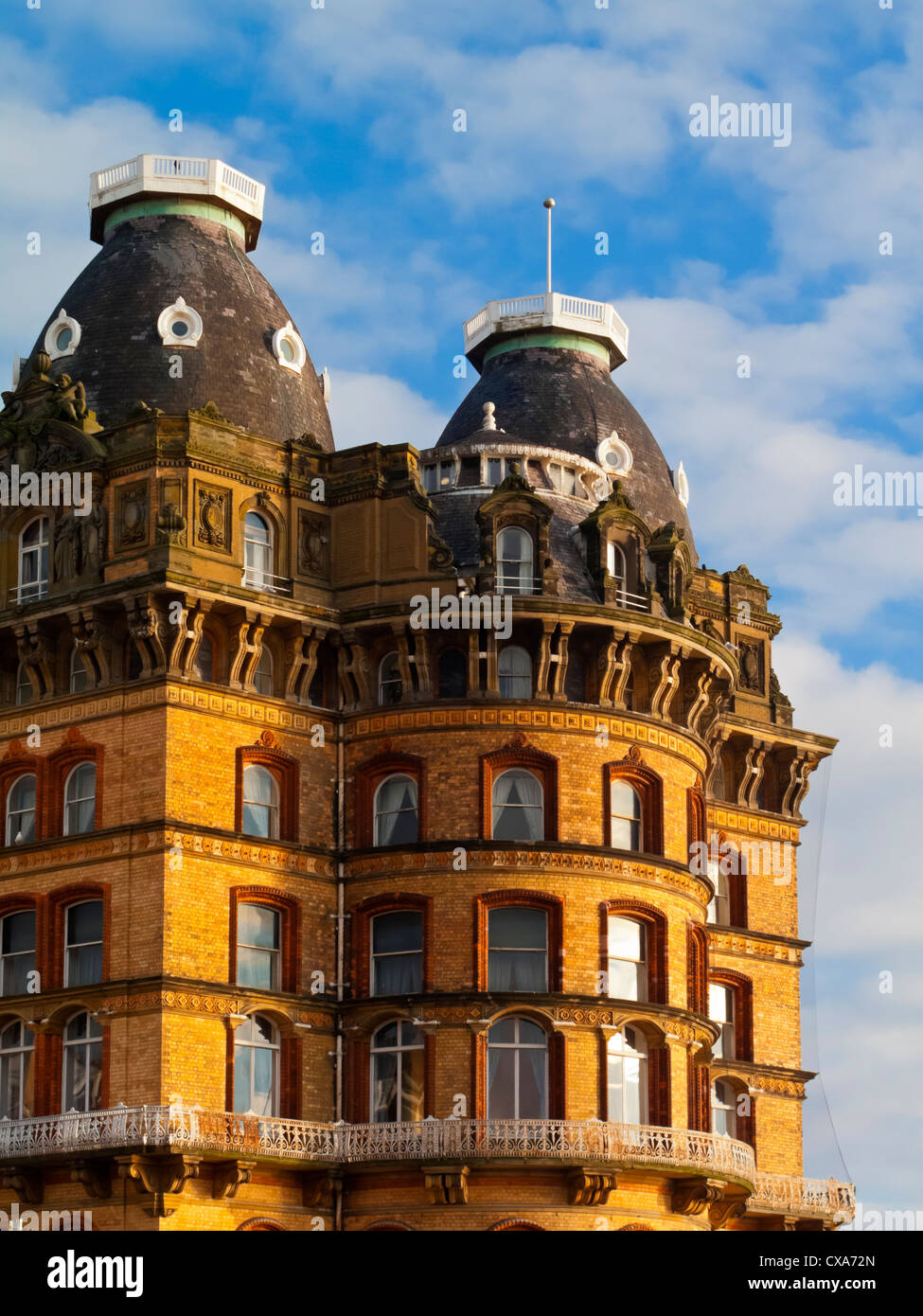 Das Grand Hotel in Scarborough North Yorkshire England UK gebaut 1867 entworfen von Cuthbert Brodrick jetzt im Besitz von Britannia Hotels Stockfoto