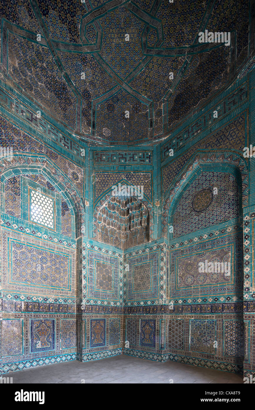 Anonym-Mausoleum, Shah-i Zinda Nekropole, Samarkand, Usbekistan Stockfoto