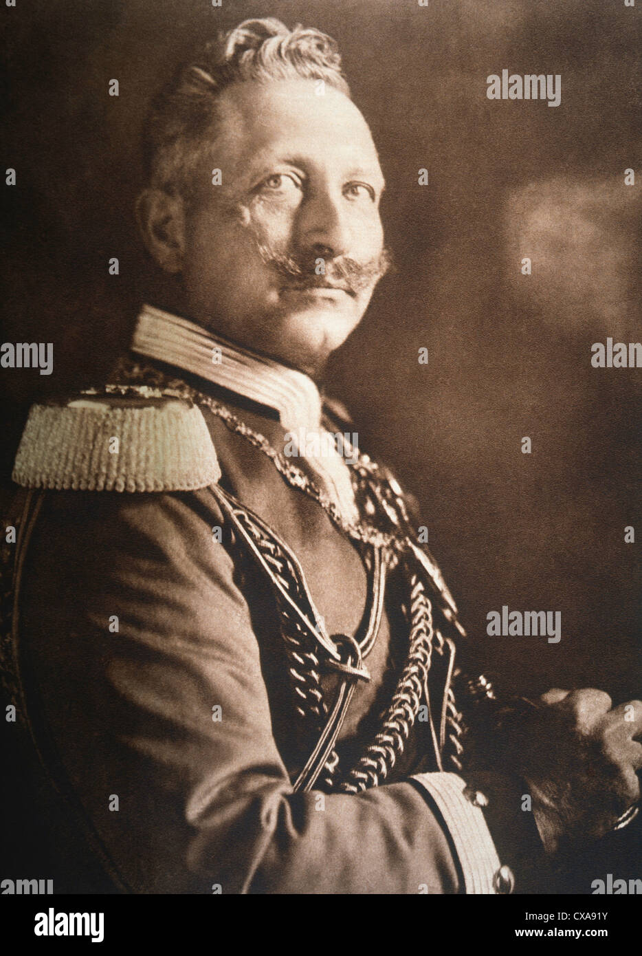 Wilhelm II (1859-1941), Kaiser von Deutschland und König von Preußen (1888 – 1918), Portrait Stockfoto