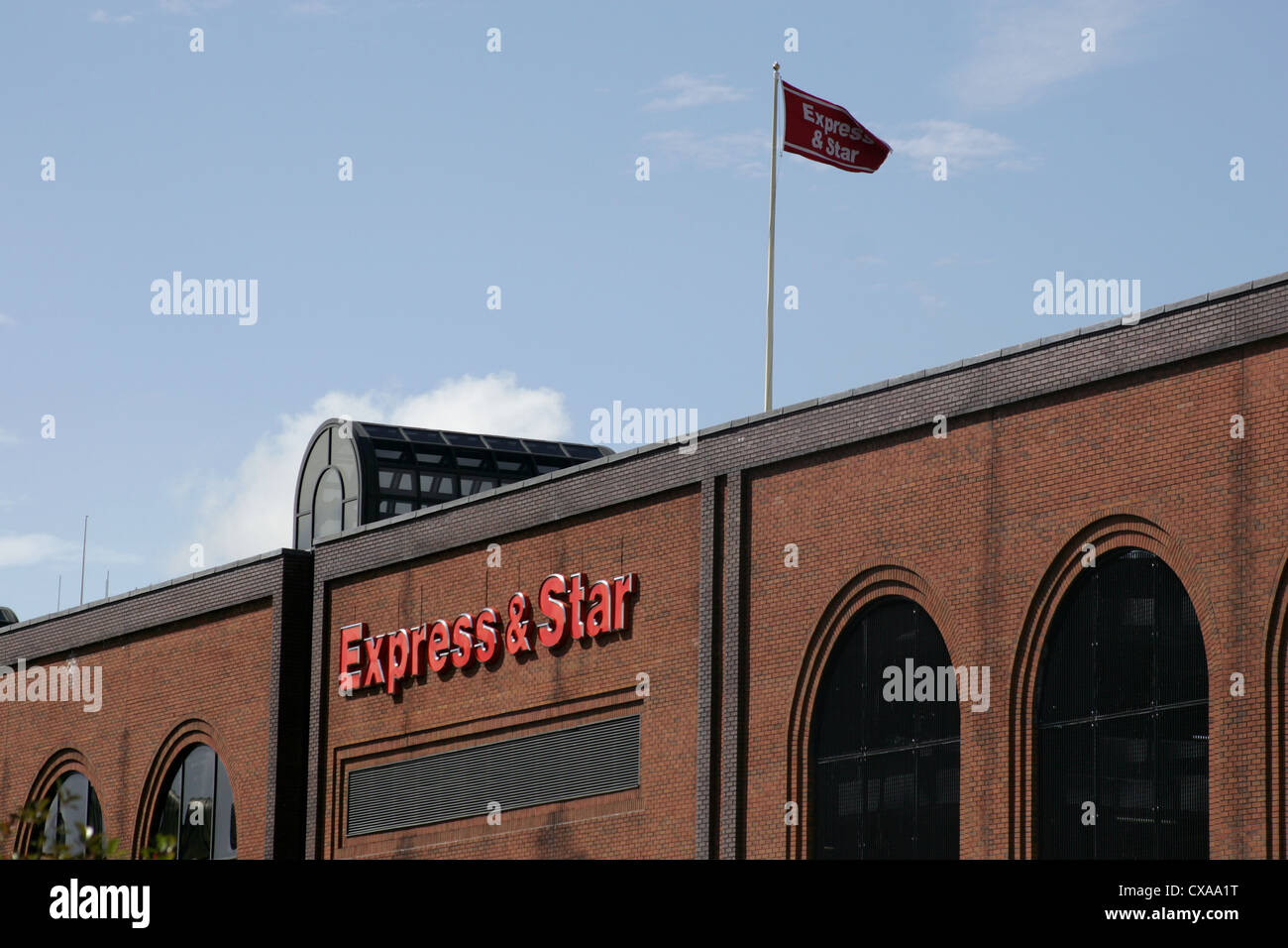 & Star Express Zeitungen Kopf Büro Wolverhampton aug 2012 Stockfoto