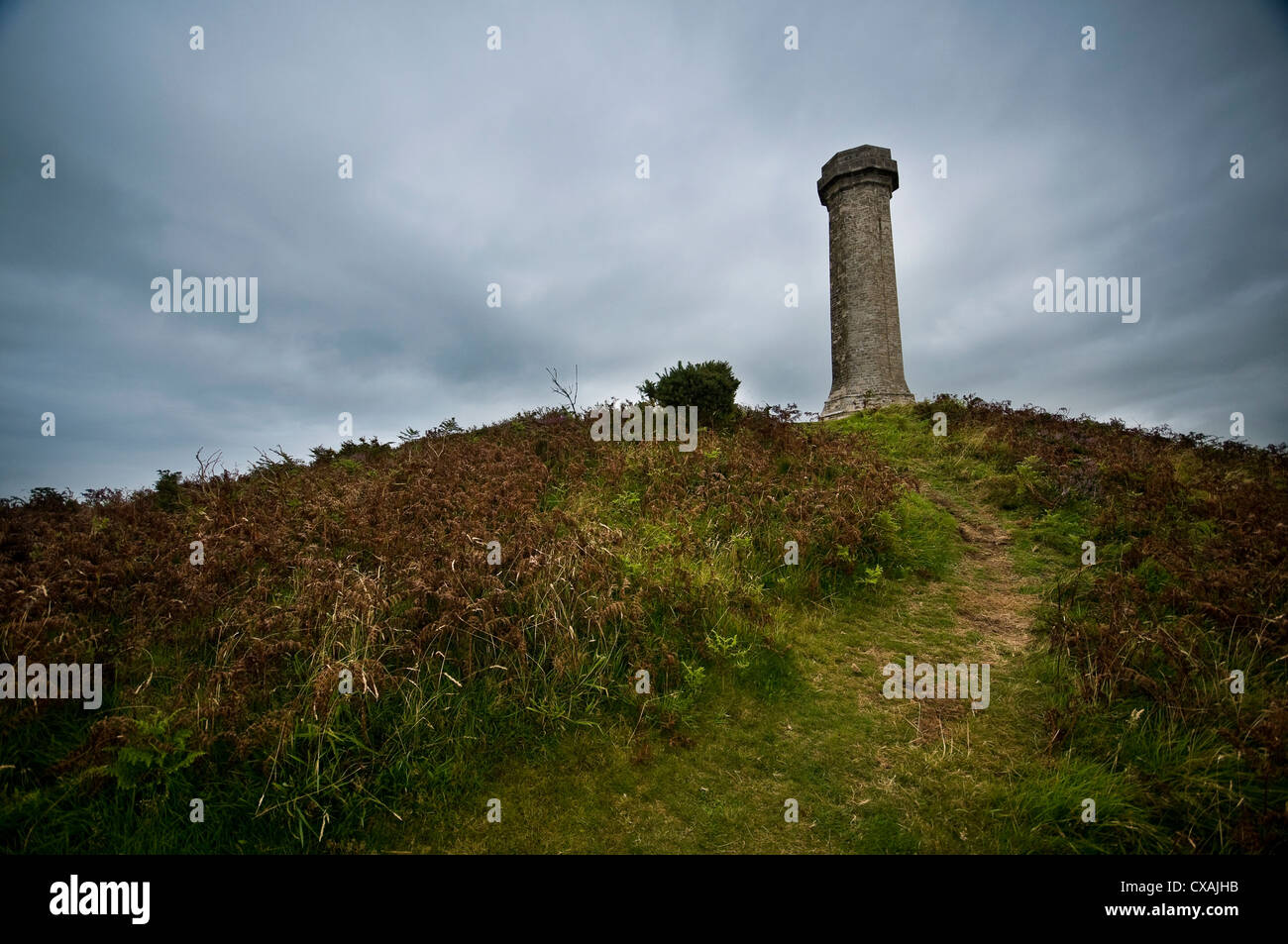 Das Hardy-Denkmal in der Nähe von Dorchester, Dorset, Großbritannien Stockfoto