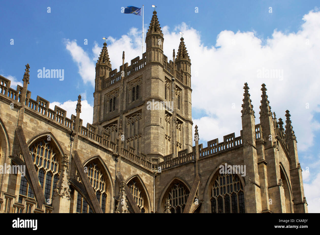 Bath Abbey, Bad, UNESCO Welt Heriage Website, Avon, England, Vereinigtes Königreich, Europa Stockfoto