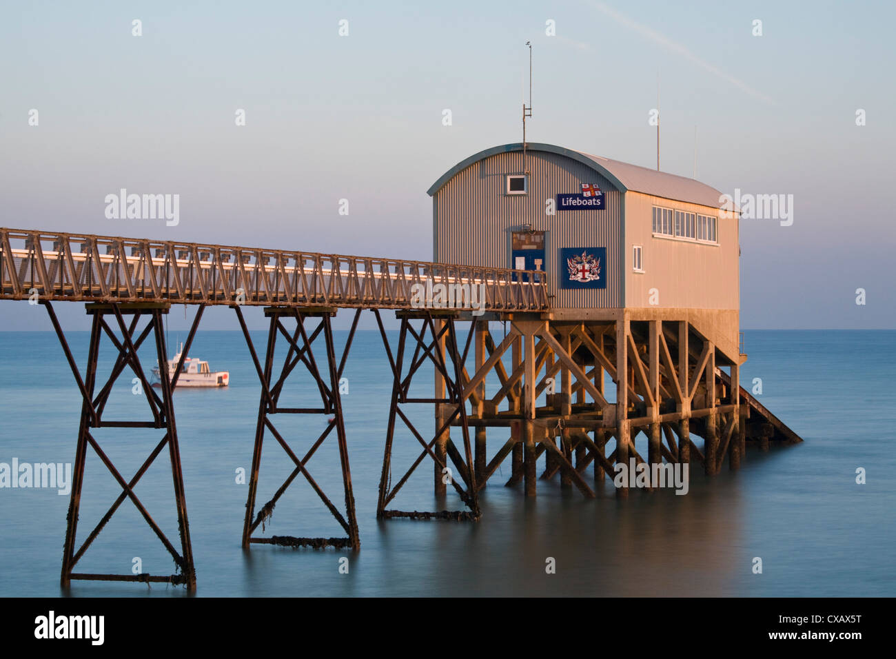 Rettungsstation, Selsey, West Sussex, England, Vereinigtes Königreich, Europa Stockfoto