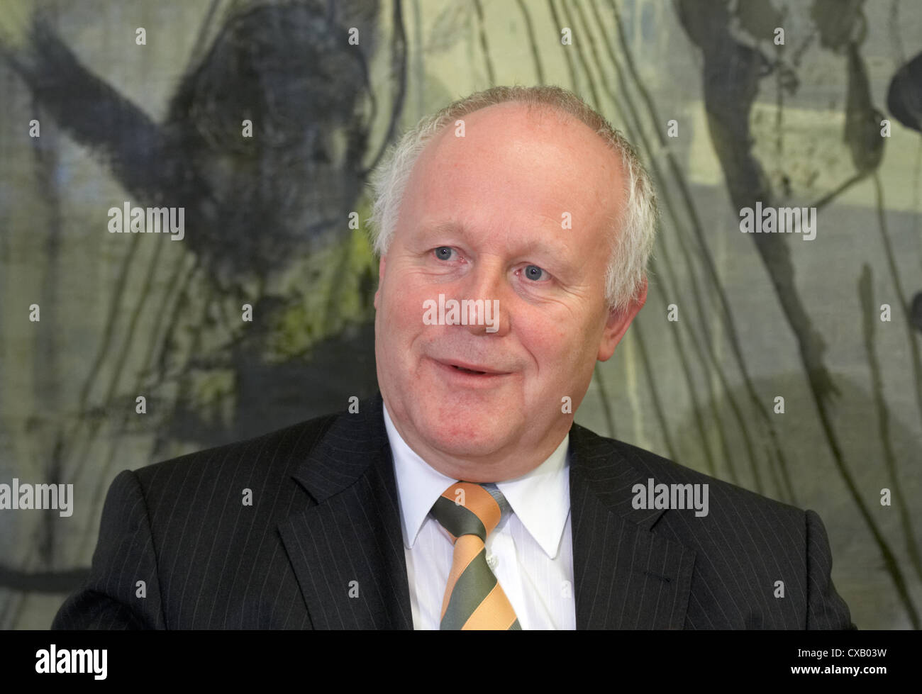 Prof. Dr. Georg Milbradt (CDU) - Ministerpräsident von Sachsen Stockfoto