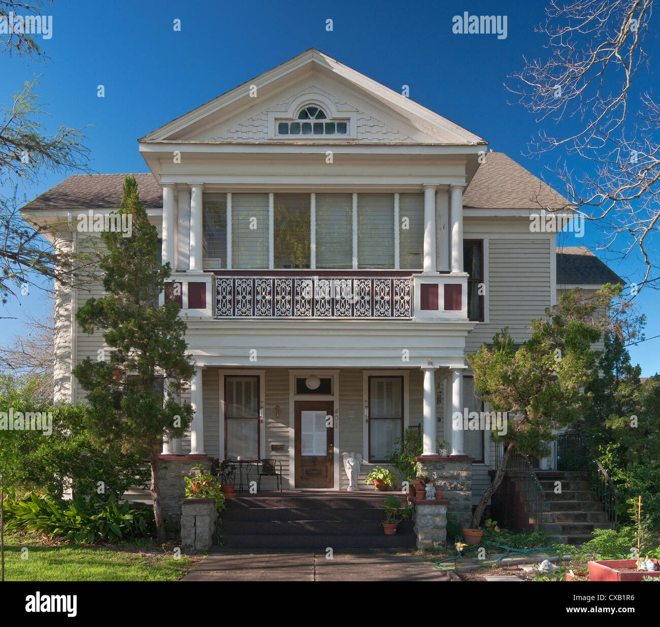 William L Ward House (1893), historisches Viertel in der Nähe von Victoria, Texas, USA Stockfoto