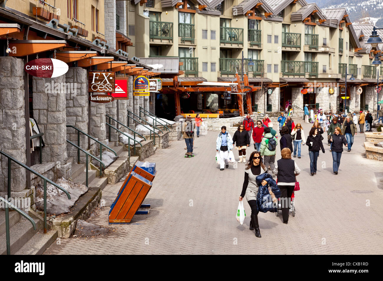 Whistler Blackcomb Ski Resort, Whistler, British Columbia, Kanada, Nordamerika Stockfoto Whistler Blackcomb Ski Resort, Whistler, British Columbia, Kanada, Nordamerika Stockfoto