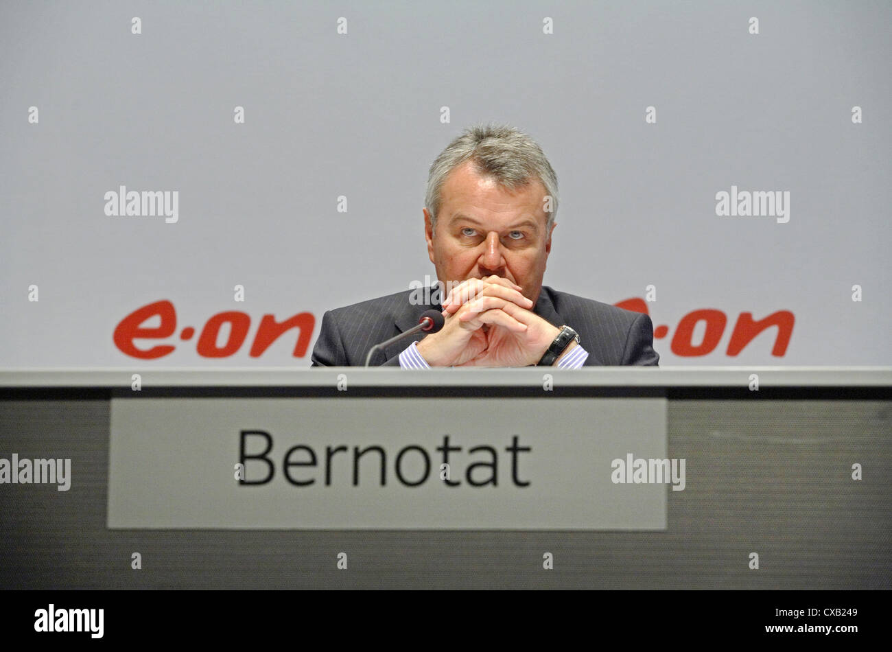 EON, Dr. Wulf H. Bernotat Stockfoto