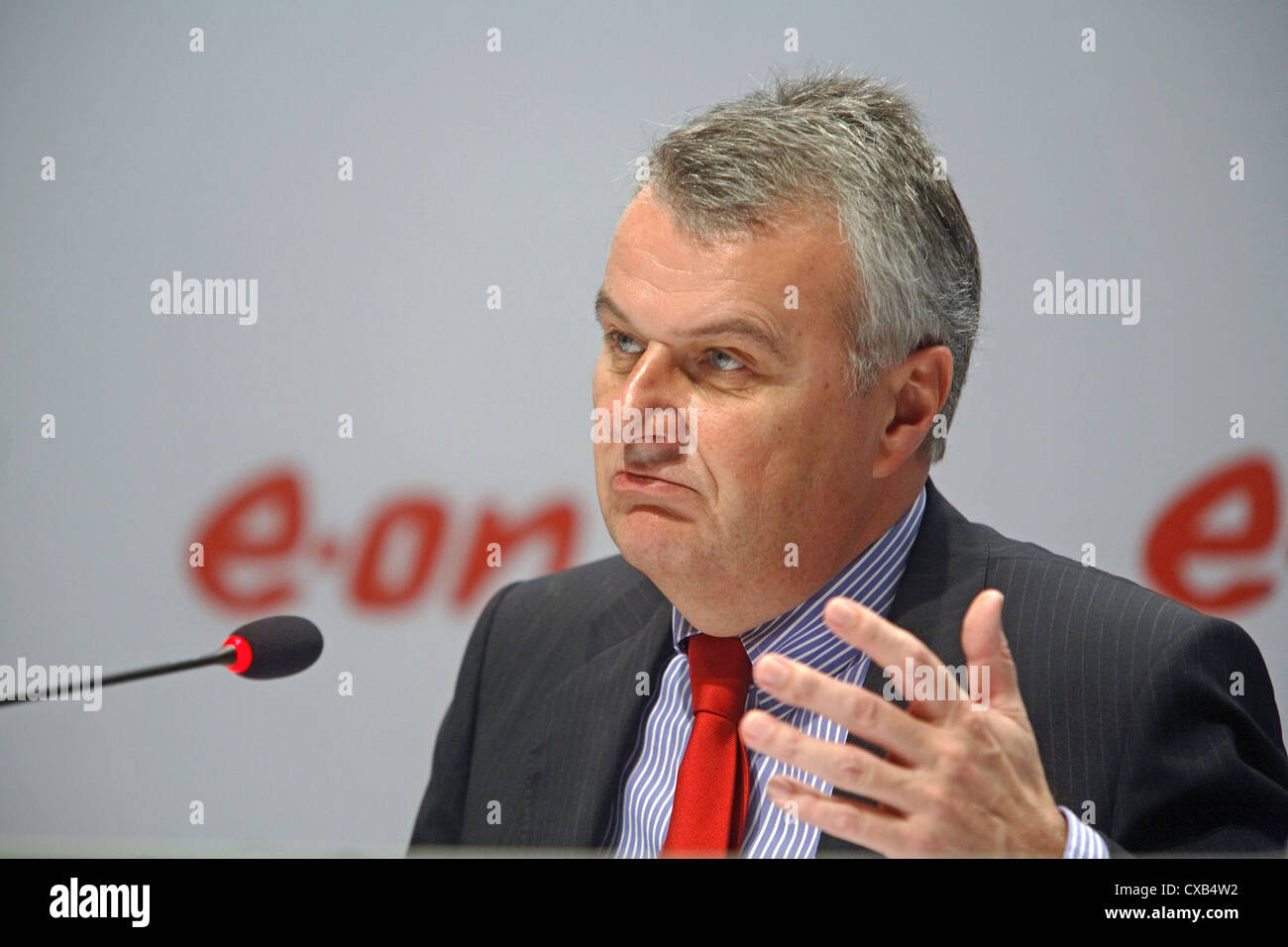 EON, Dr. Wulf H. Bernotat Stockfoto