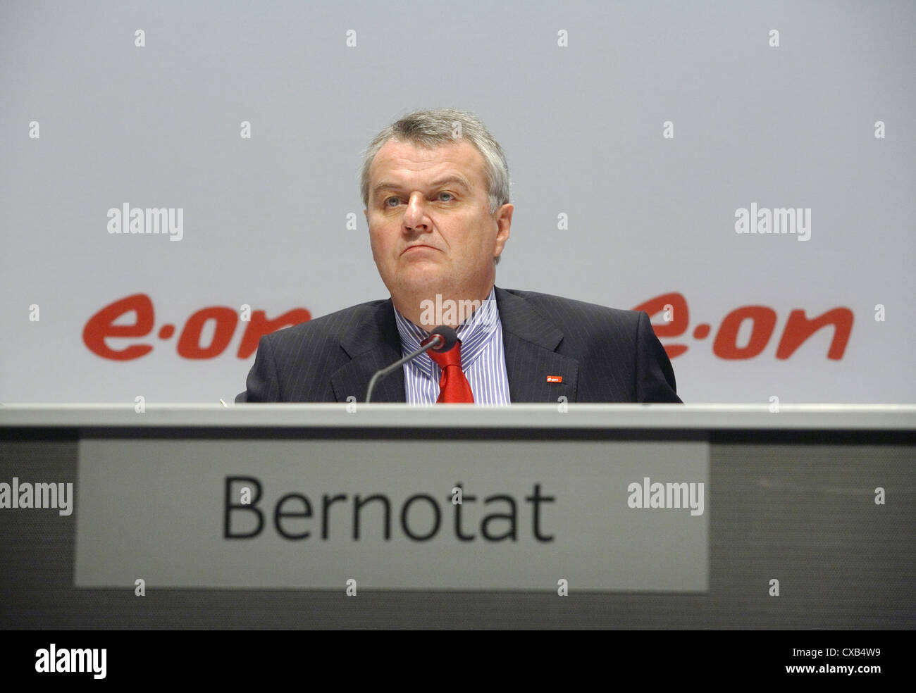 EON, Dr. Wulf H. Bernotat Stockfoto