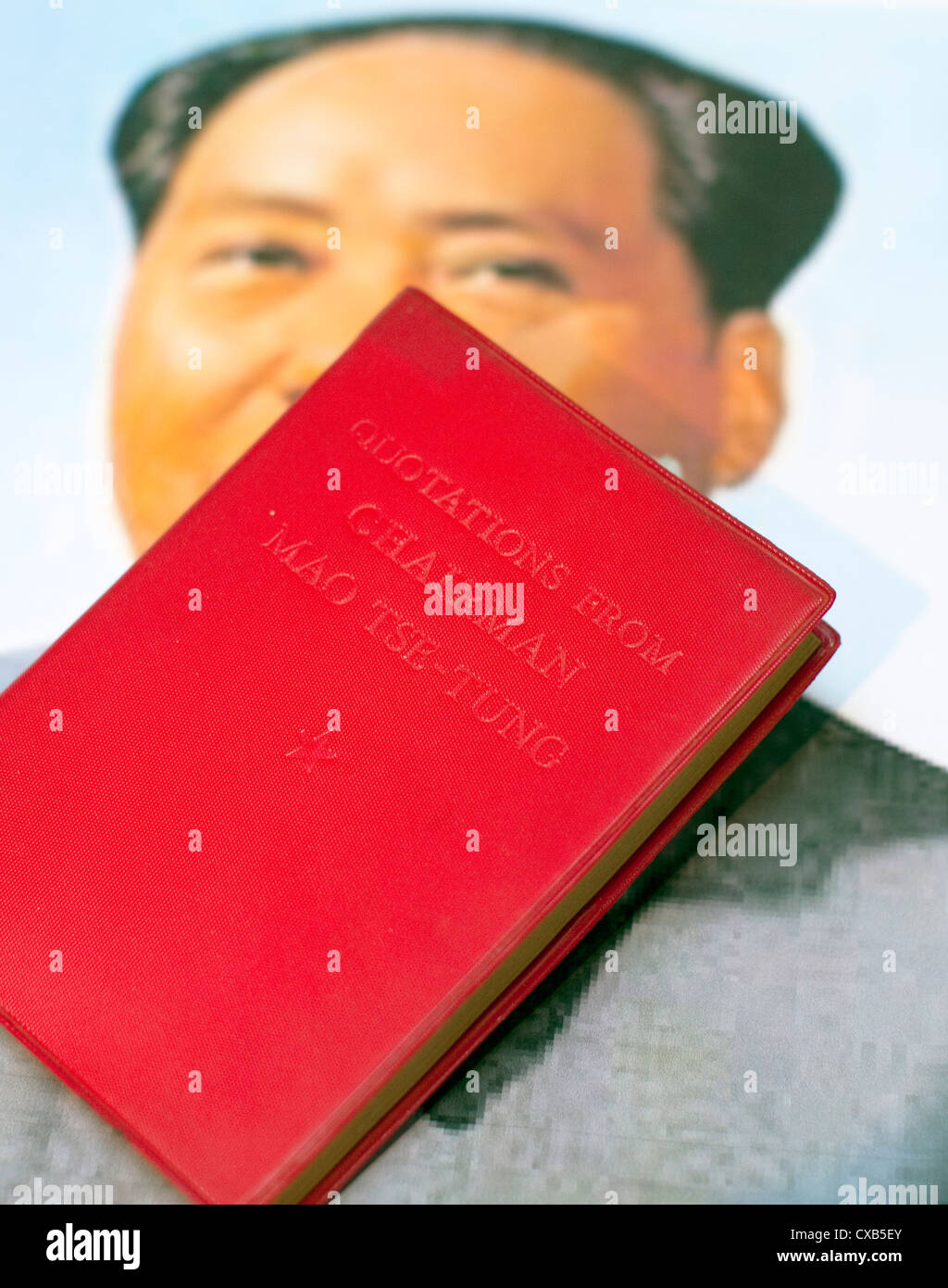 Kleine rote Buch der Zitate von Mao Zedong China, London Stockfoto