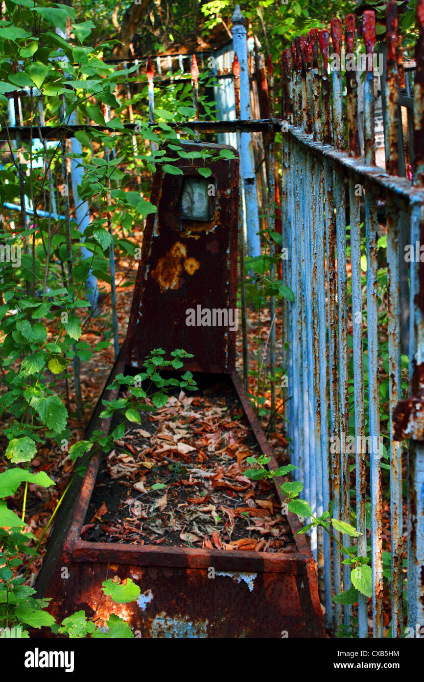 Alten orthodoxen Friedhof in Lugansk, Ukraine Stockfoto