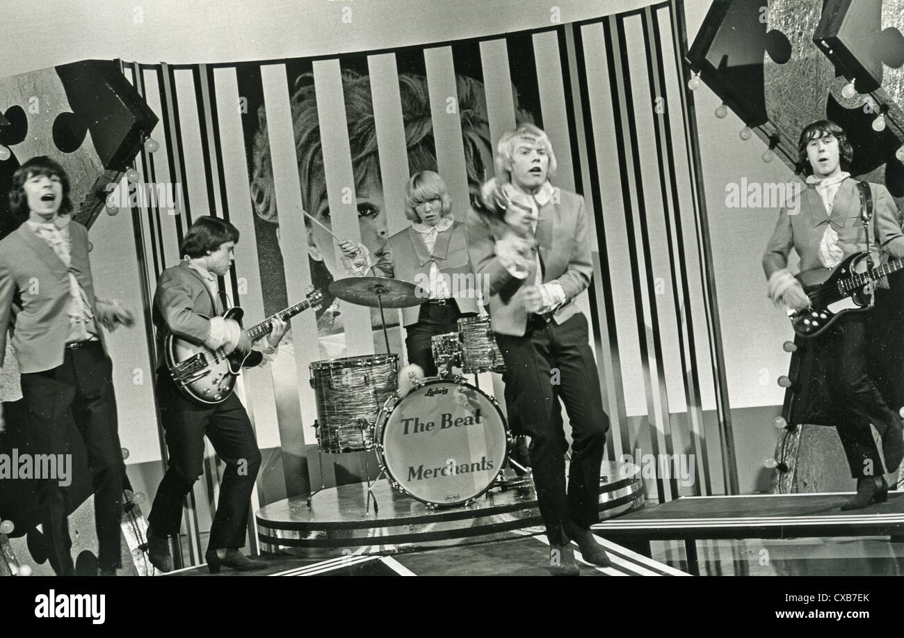 DIE schlagen Händler UK-pop-Gruppe "Gadzooks" TV Programm im Jahr 1965. Foto Tony Gale Stockfoto