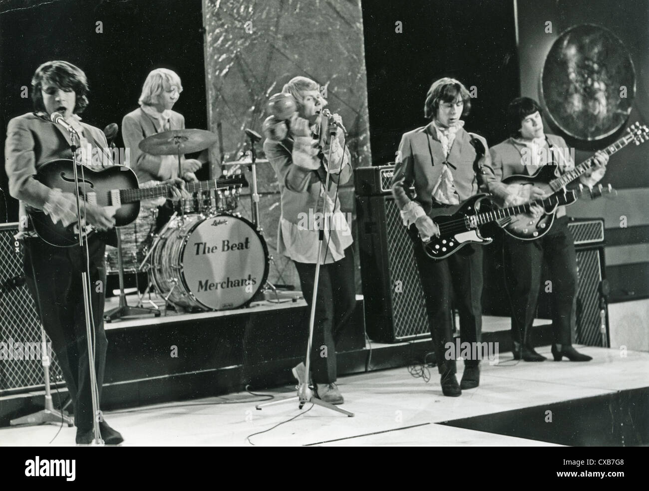 DIE schlagen Händler UK-pop-Gruppe "Gadzooks" Programm im Jahr 1965. Foto Tony Gale Stockfoto