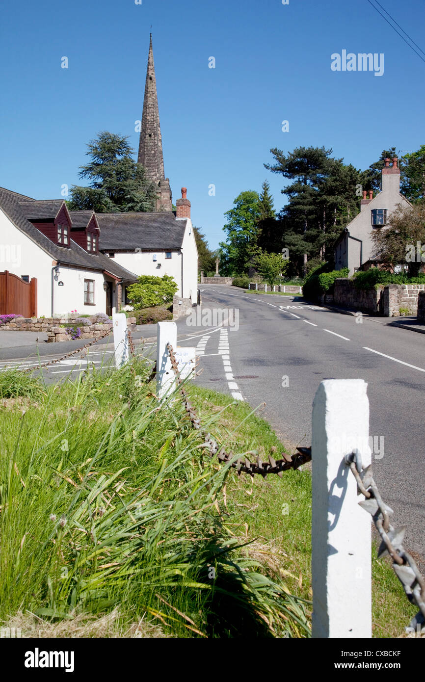 Breadsall Dorf, Derbyshire, England, Vereinigtes Königreich, Europa Stockfoto