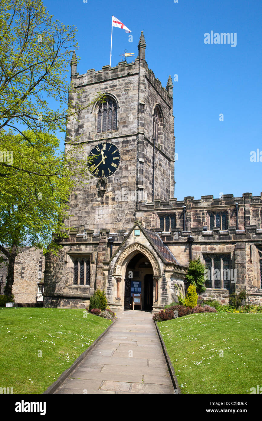 Pfarrkirche der Heiligen Dreifaltigkeit, Skipton, North Yorkshire, Yorkshire, England, Vereinigtes Königreich, Europa Stockfoto